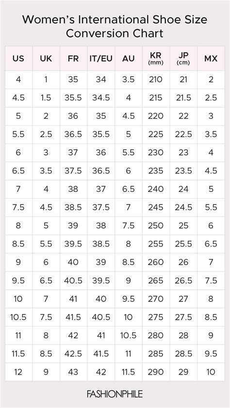 chanel size 42 in us shoes|international designer size conversion chart.